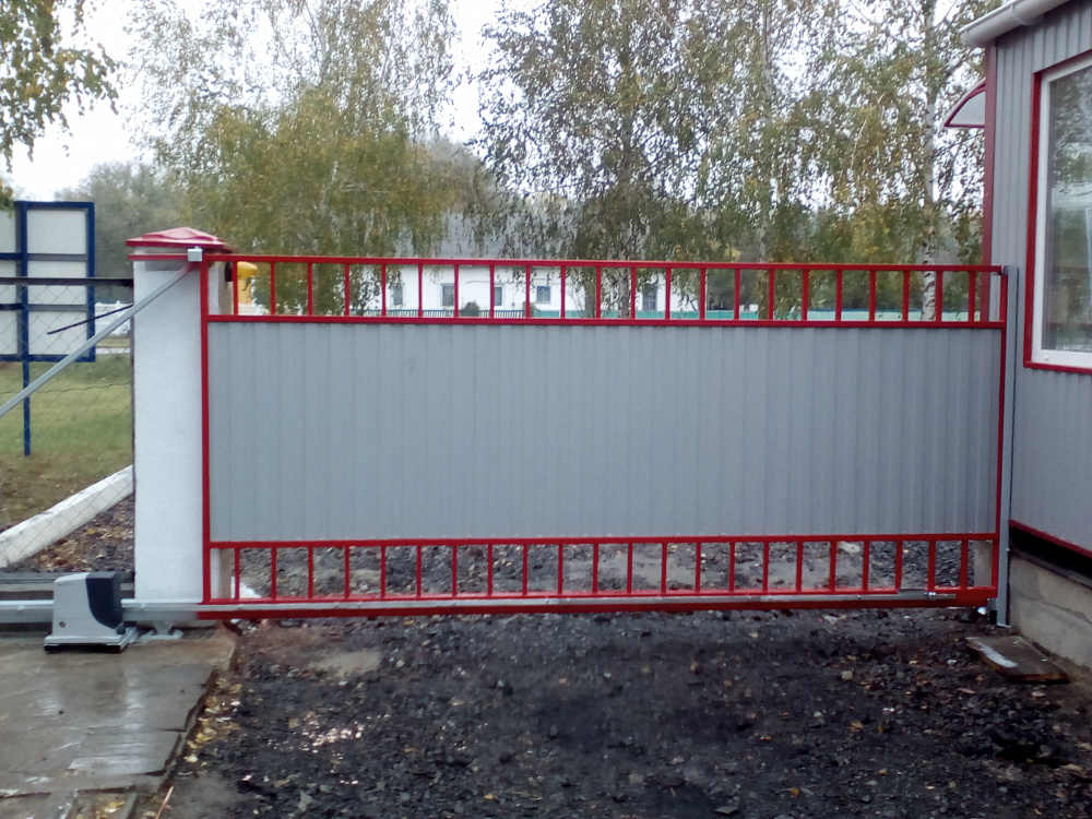 Ворота відкатні автоматичні.