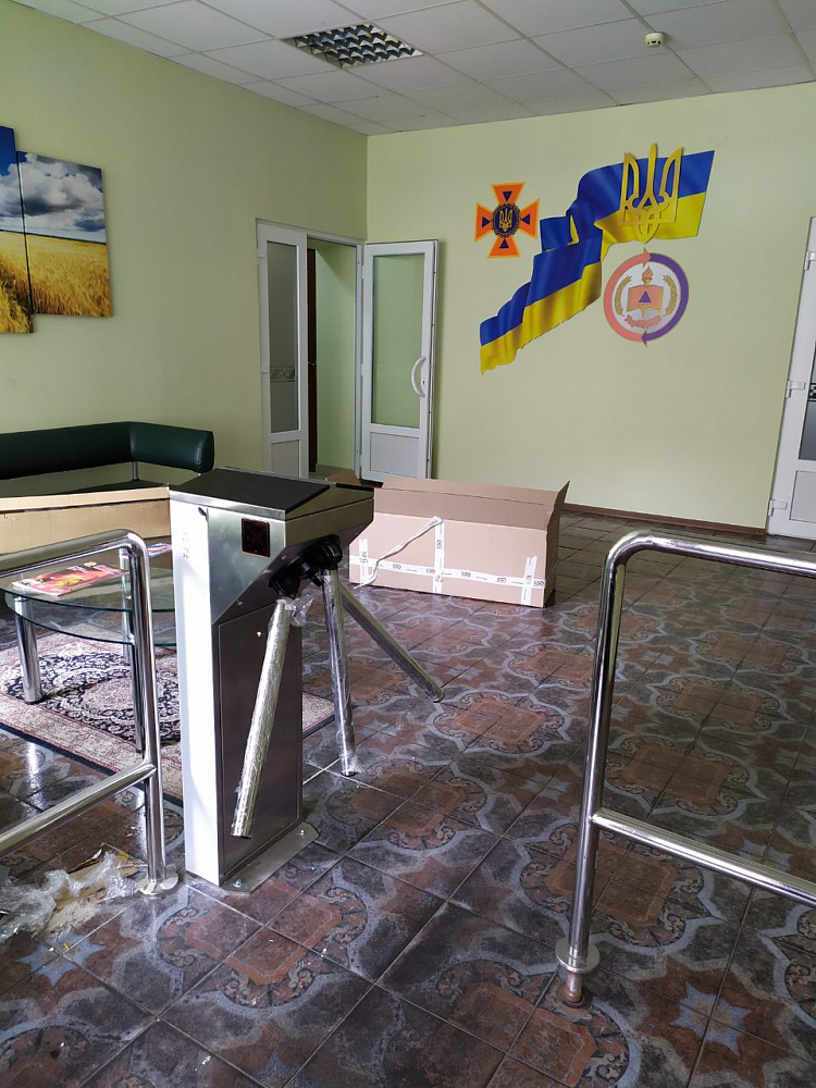 Турнікет Centurion з сервоприводом. МНС по вул. Рибацька м. Київ