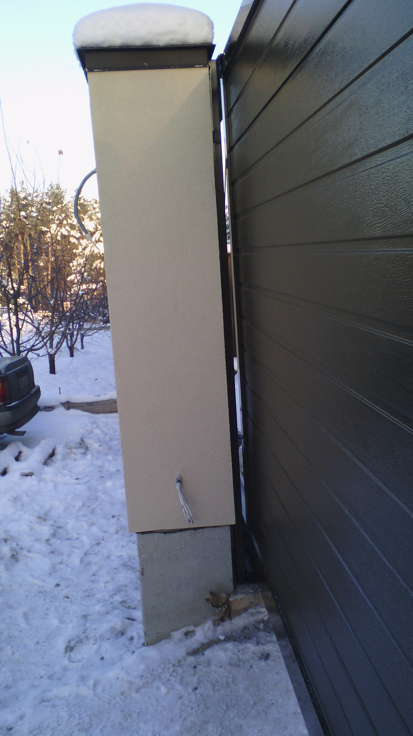 Откатные ворота и калитка серии ADS400. Малютенка