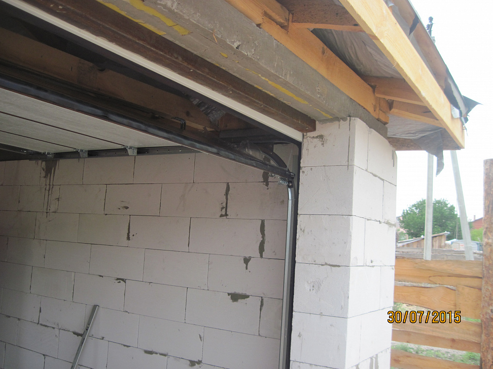 Ворота гаражные Trend s-гофр пружина растяжения.