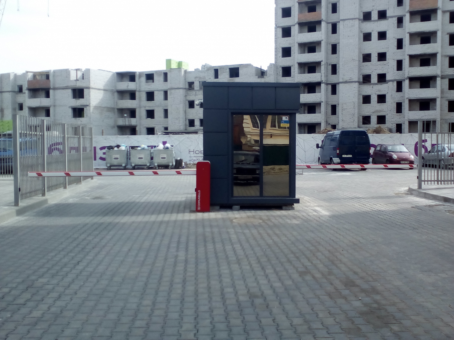 Шлагбаум LT500 COMUNELLO. ЖК "Щасливе"