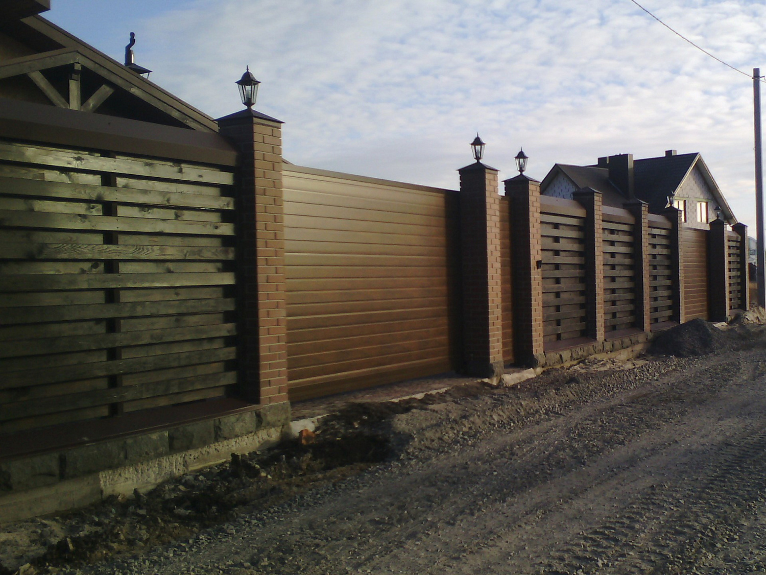 Откатные ворота и калитка серии ADS400. Рожны