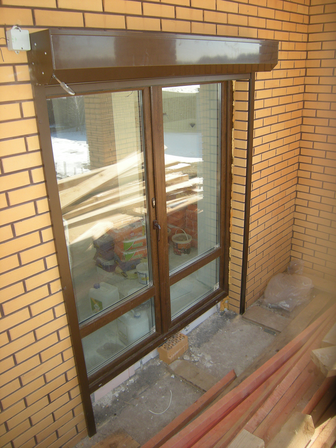 Защитные роллеты на двери и окна. Село Гатное