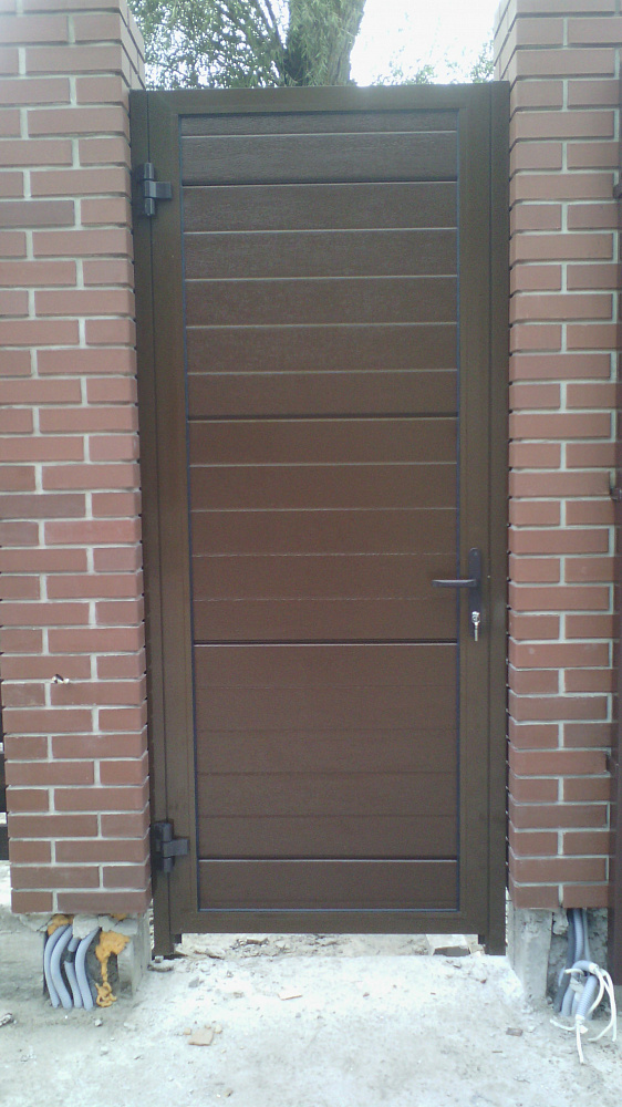 Откатные ворота и калитка серии ADS400. Рожны