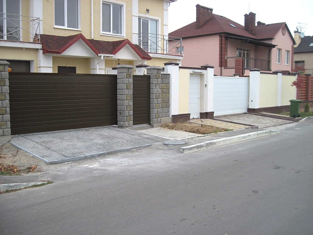 Откатные ворота и калитка серии ADS400. Михайловская Рубежовка