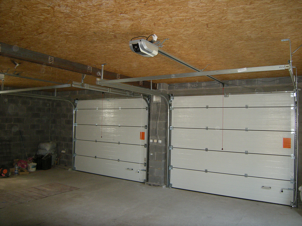 Ворота секционные автоматические Trend с пружиной растяжения.