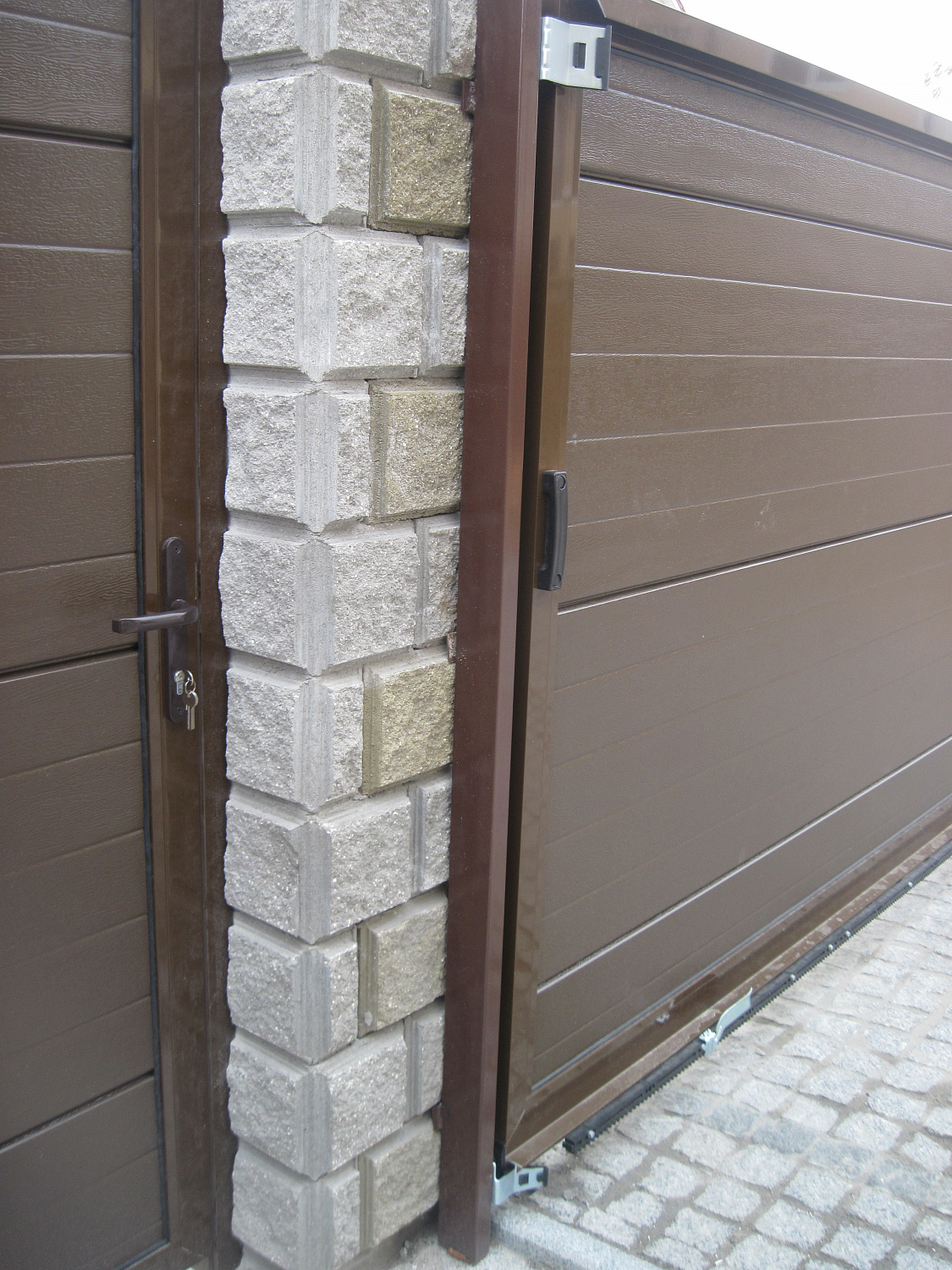 Откатные ворота и калитка серии ADS400. Михайловская Рубежовка