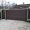 Ворота откатные автоматические с автоматикой Алютех.