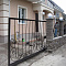 Ворота откатные автоматические и калитка с элементами ковки.