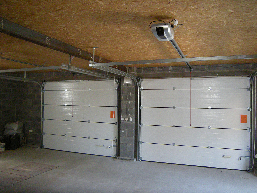 Ворота секционные автоматические Trend с пружиной растяжения.