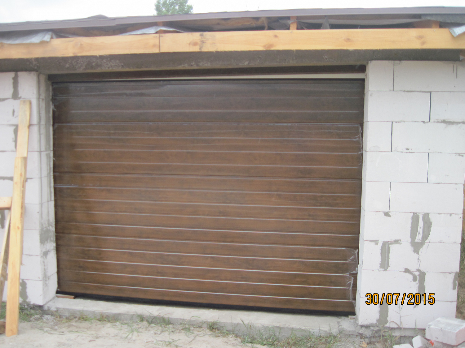 Ворота гаражные Trend s-гофр пружина растяжения.