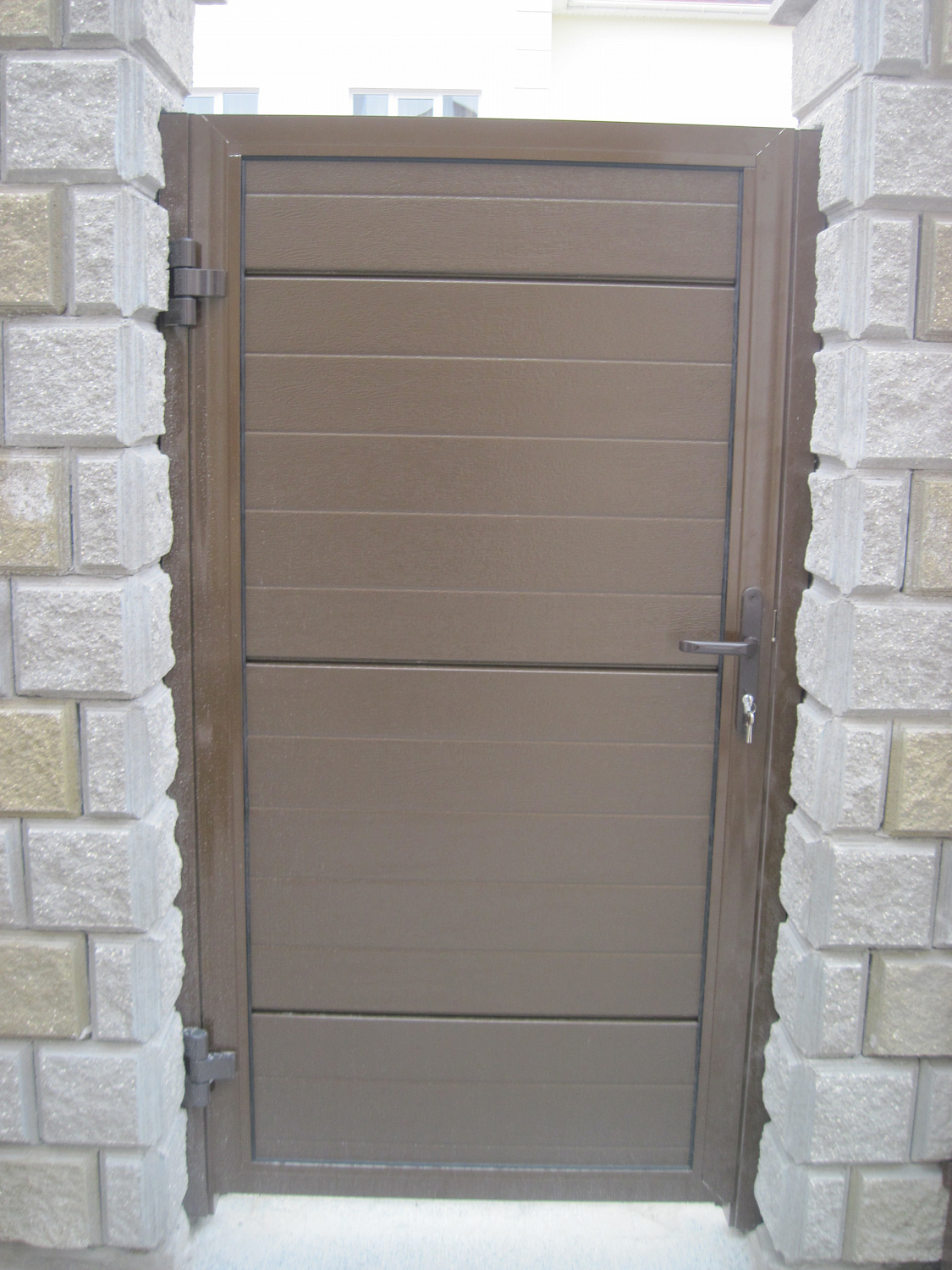 Откатные ворота и калитка серии ADS400. Михайловская Рубежовка