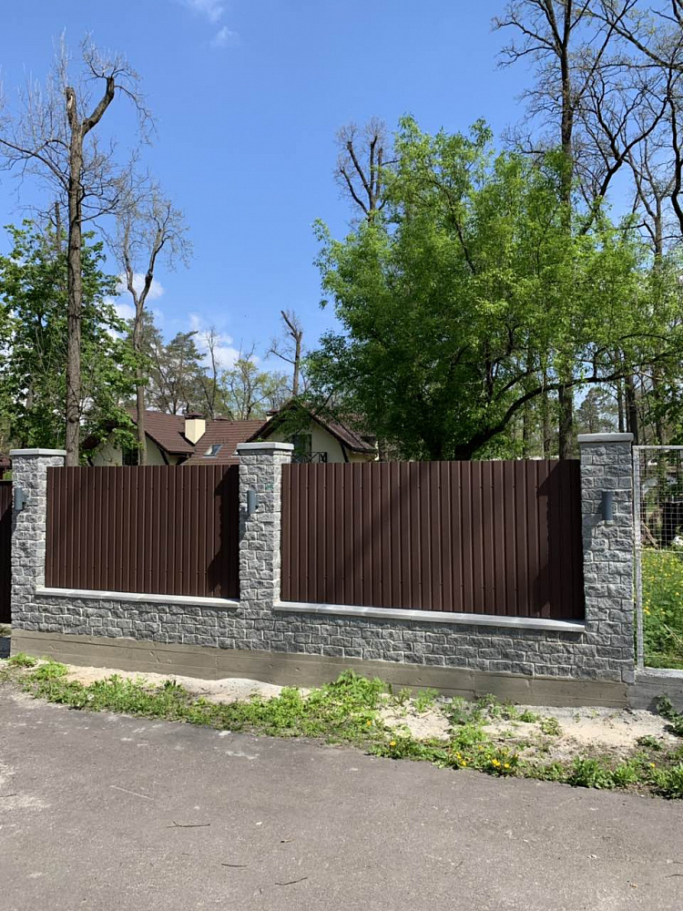 Ворота відкатні автоматичні с. Ворзель.