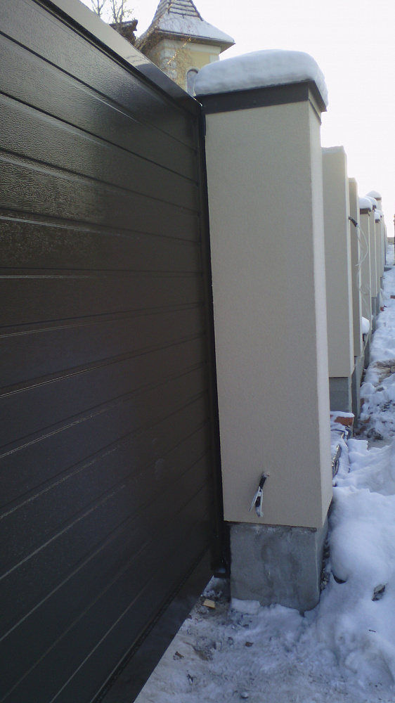 Откатные ворота и калитка серии ADS400. Малютенка