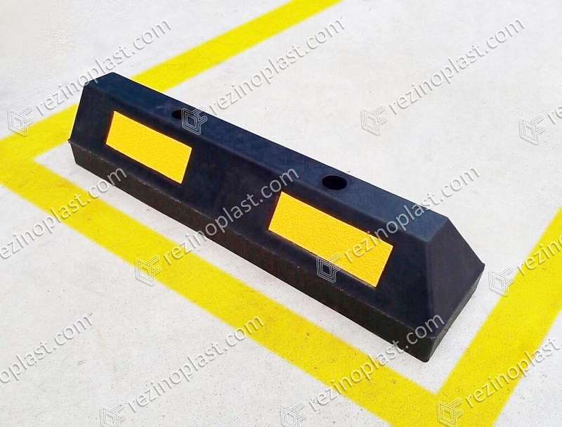 Колесоотбойник резиновый, парковочный бордюр