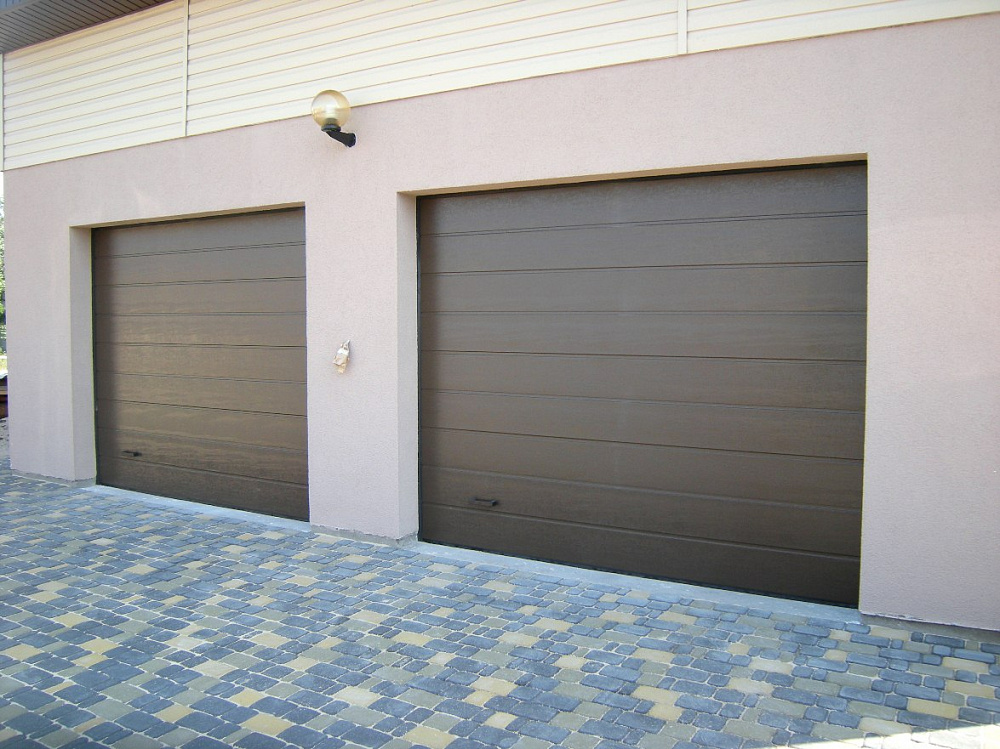 Ворота секционные автоматические Trend с пружиной растяжения.