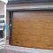 Гаражные секционные ворота L-гофр золотой дуб. С. Вишенки.