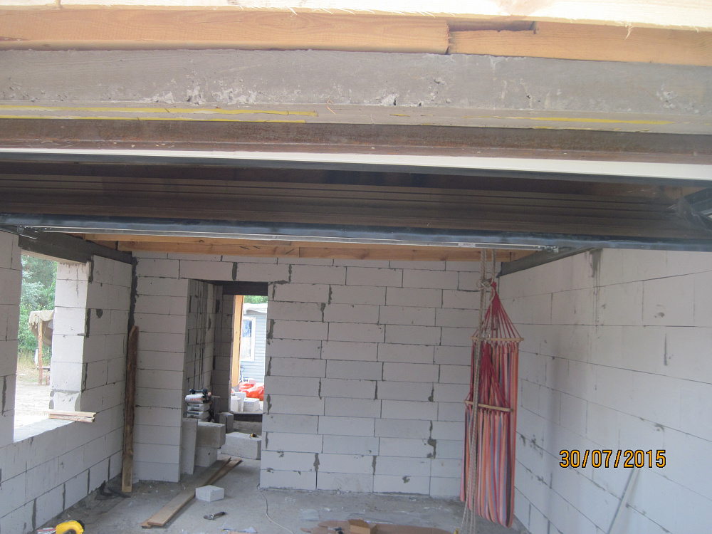 Ворота гаражные Trend s-гофр пружина растяжения.