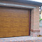 Гаражные секционные ворота L-гофр золотой дуб. С. Вишенки.
