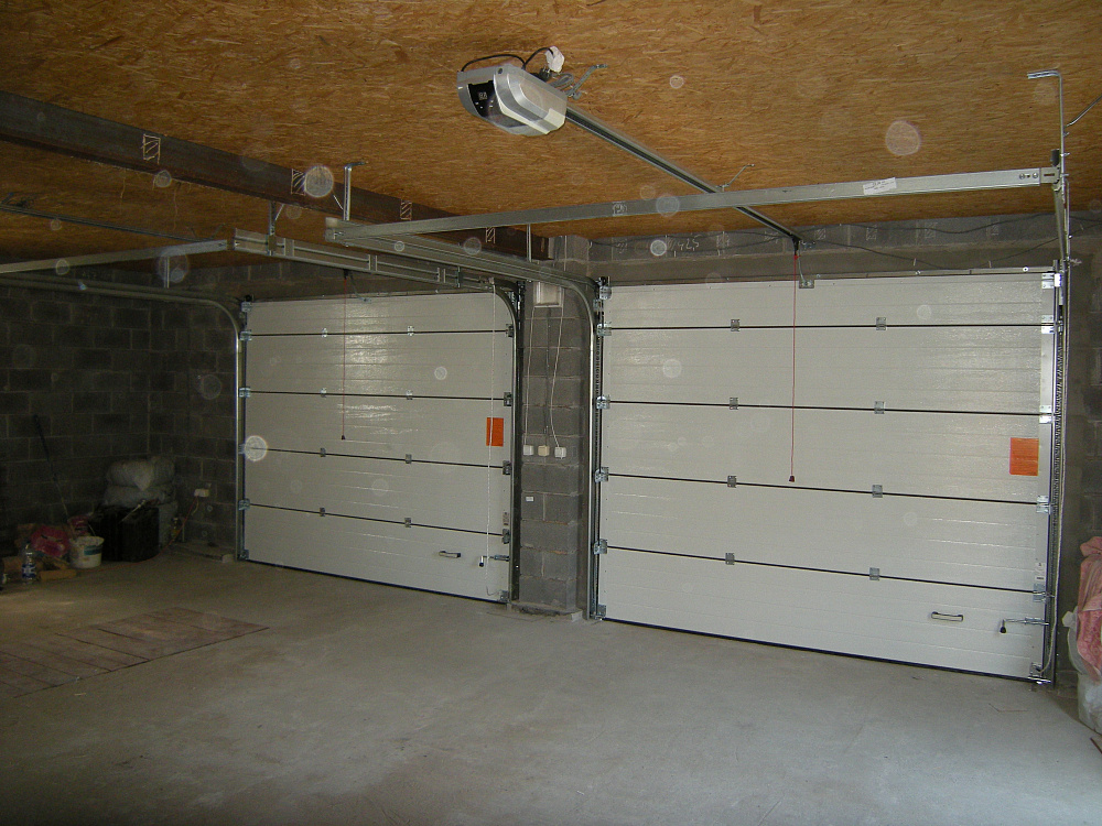 Ворота секционные автоматические Trend с пружиной растяжения.